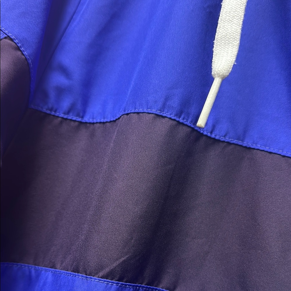 Reebok Blue and Black Windbreaker Jacket like new